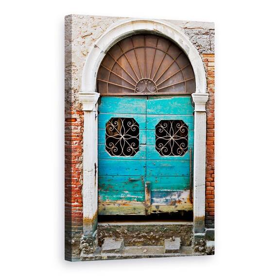 Tablou Canvas - Usa Venetiana, Colorata, Albastru, Alb, Marime: 40 x 60 cm - - Roveli