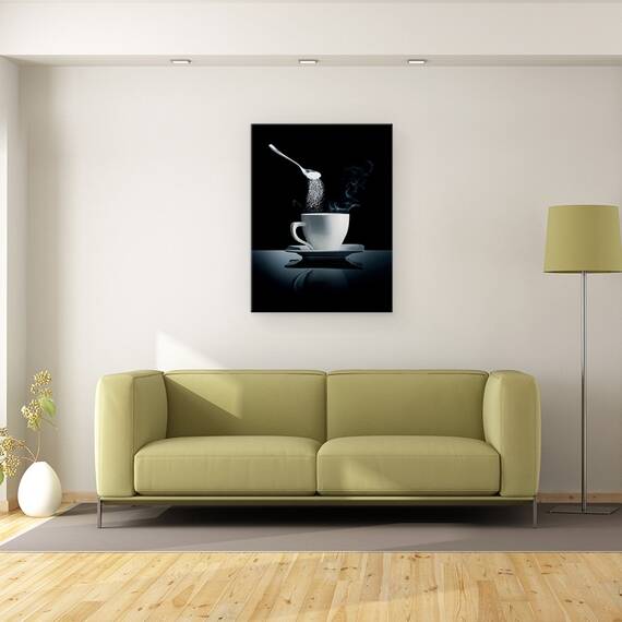 Tablou Canvas - Cafea Si Zahar, Marime: 60 x 80 cm - 2- Roveli