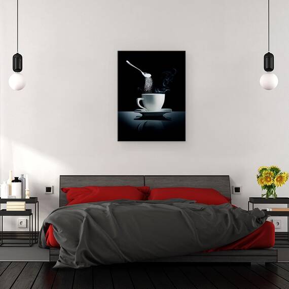 Tablou Canvas - Cafea Si Zahar, Marime: 60 x 80 cm - 3- Roveli