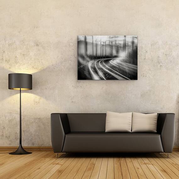 Tablou Canvas - Cai Ferate, Marime: 60 x 80 cm - 2- Roveli