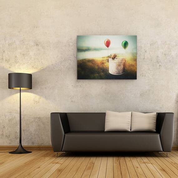 Tablou Canvas - Cand Eram Doar Un Catelus, Marime: 60 x 80 cm - 2- Roveli