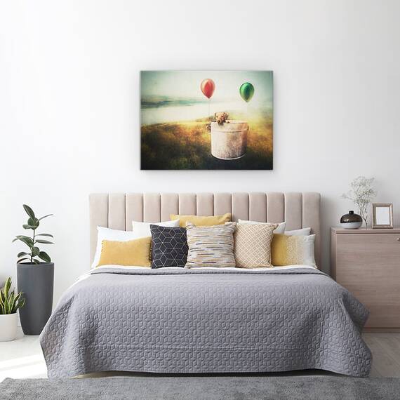 Tablou Canvas - Cand Eram Doar Un Catelus, Marime: 60 x 80 cm - 3- Roveli