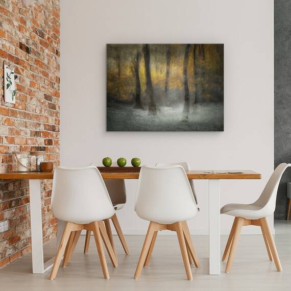 Tablou Canvas - Copaci Dansand, Marime: 60 x 80 cm - 4- Roveli
