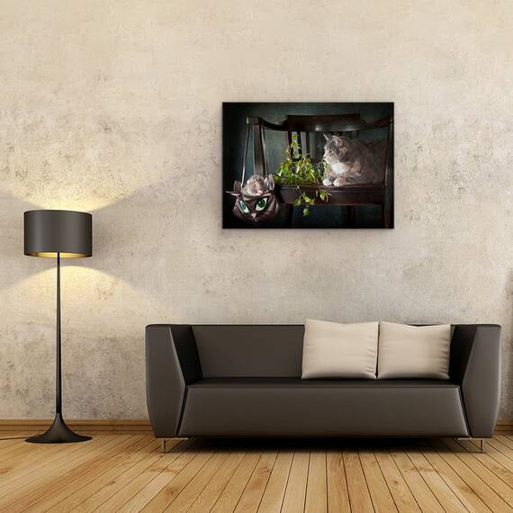 Tablou Canvas - Decat Sa Fii La Dieta, Marime: 60 x 80 cm - 4- Roveli