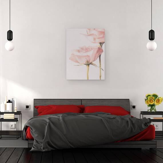 Tablou Canvas - Doi Trandafiri, Marime: 60 x 80 cm - 3- Roveli