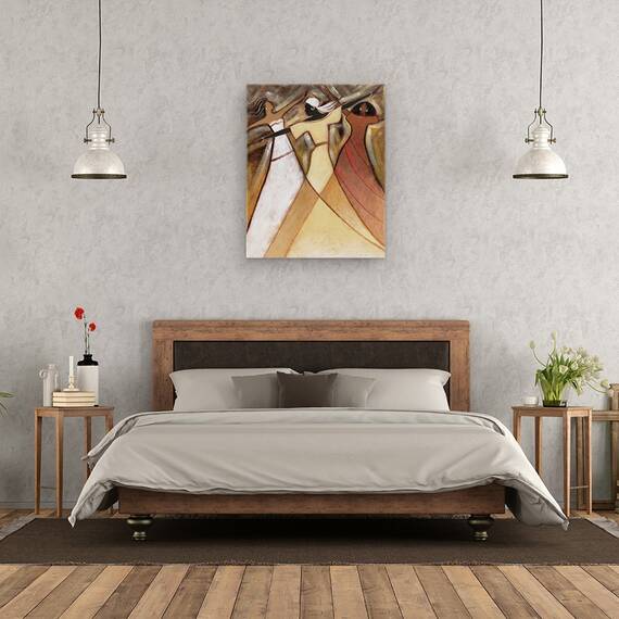 Tablou canvas - Femei Africane Dansand 4, Marime: 60 x 75 cm - 3- Roveli