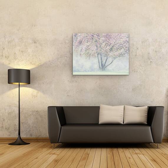 Tablou Canvas - Floare De Cires In Ceata, Marime: 60 x 80 cm - 2- Roveli
