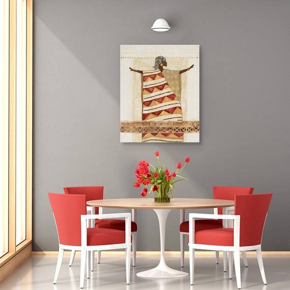 Tablou canvas - Frumusete Africana 1, Marime: 60 x 75 cm - 4- Roveli