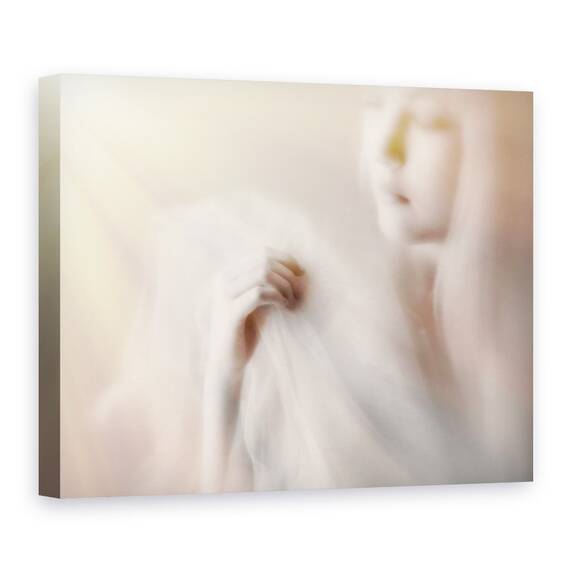 Tablou Canvas - Frumusete Blonda, Marime: 60 x 80 cm - - Roveli