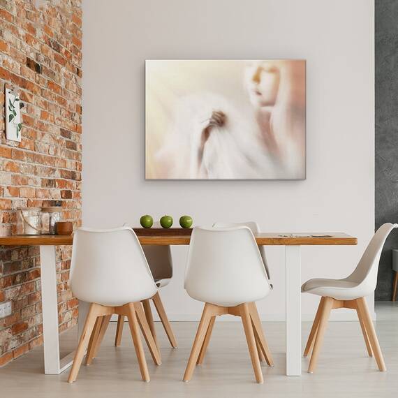 Tablou Canvas - Frumusete Blonda, Marime: 60 x 80 cm - 4- Roveli