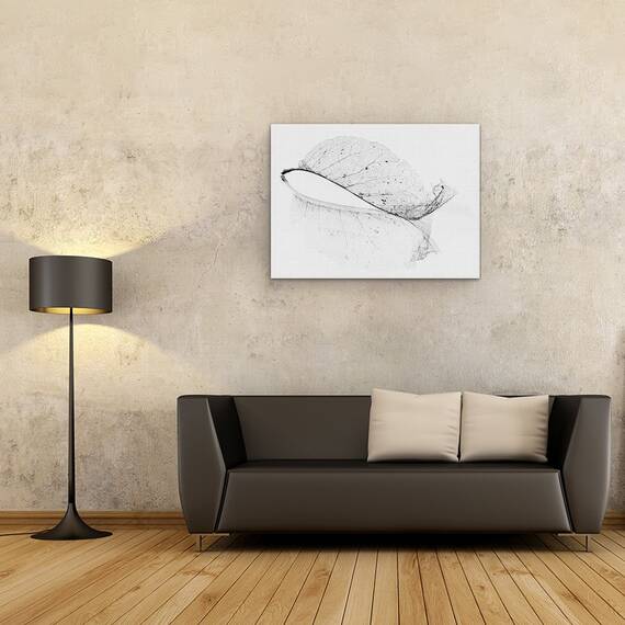 Tablou Canvas - Frunza Veche, Marime: 60 x 80 cm - 2- Roveli