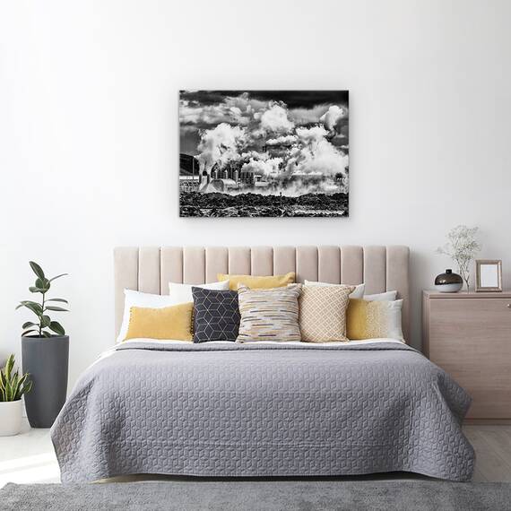 Tablou Canvas - Fum Negru, Marime: 60 x 80 cm - 3- Roveli
