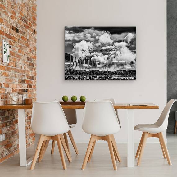 Tablou Canvas - Fum Negru, Marime: 60 x 80 cm - 4- Roveli