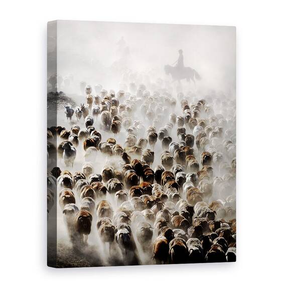 Tablou Canvas - Marea Migratie A Chinei, Marime: 60 x 80 cm - - Roveli