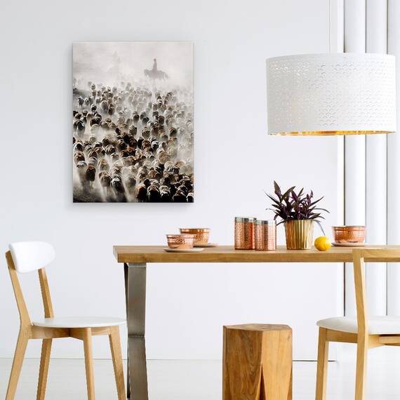 Tablou Canvas - Marea Migratie A Chinei, Marime: 60 x 80 cm - 4- Roveli