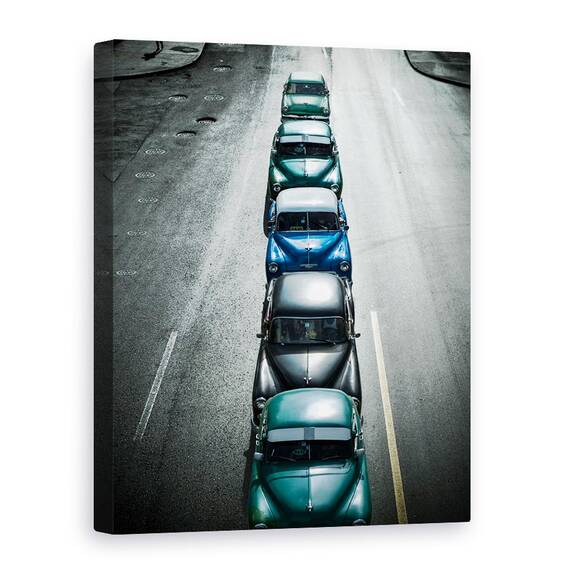 Tablou Canvas - Masini De Epoca, Havana Fantasy, Marime: 60 x 80 cm - - Roveli
