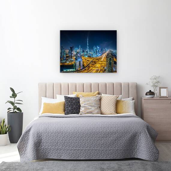 Tablou Canvas - Orasul Albastru, Marime: 60 x 80 cm - 3- Roveli