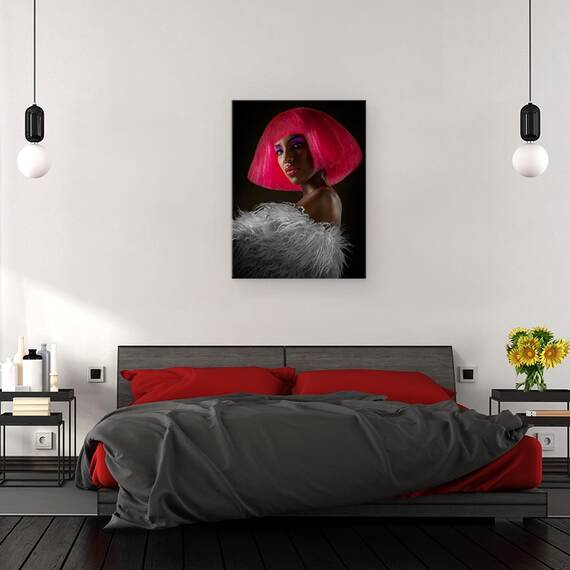 Tablou Canvas - Pantera Roz, Marime: 60 x 80 cm - 3- Roveli
