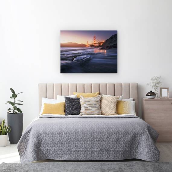 Tablou Canvas - Plaja De Aur, Marime: 60 x 80 cm - 3- Roveli