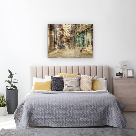 Tablou Canvas - Scena Zilnica In Centrul Havanei, Marime: 60 x 80 cm - 3- Roveli