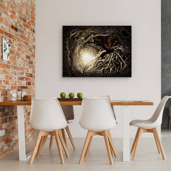 Tablou Canvas - Sub Copaci, Marime: 60 x 80 cm - 4- Roveli
