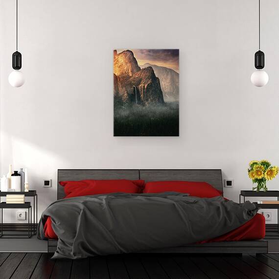 Tablou Canvas - Toamna In Yosemite, Marime: 60 x 80 cm - 3- Roveli