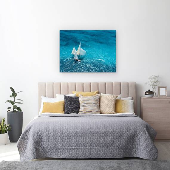 Tablou Canvas - Trecere Albastra, Marime: 60 x 80 cm - 3- Roveli