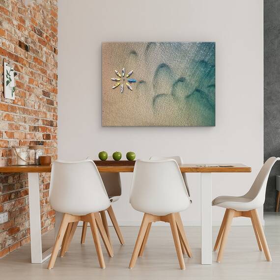 Tablou Canvas - Yoga Aeriana, Marime: 60 x 80 cm - 4- Roveli