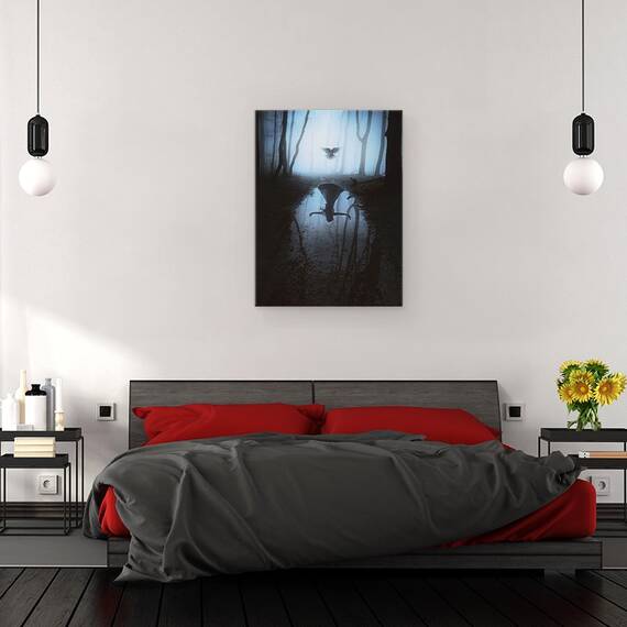Tablou Canvas - Zboara Spre Tine, Marime: 60 x 80 cm - 3- Roveli