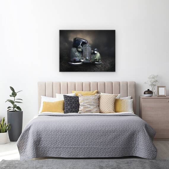 Tablou Canvas - Benz, Marime: 60 x 80 cm - 3- Roveli