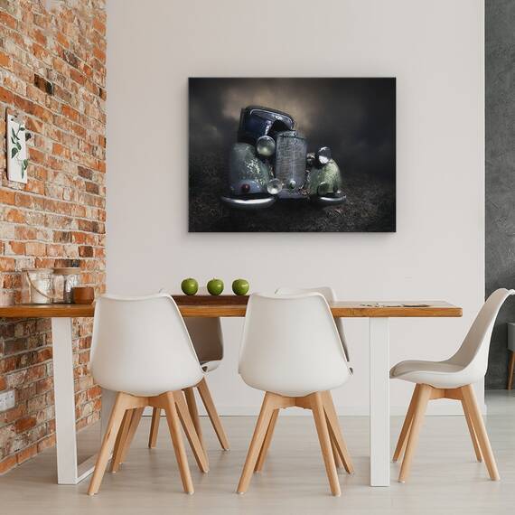 Tablou Canvas - Benz, Marime: 60 x 80 cm - 4- Roveli