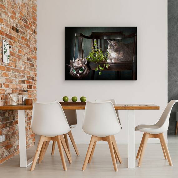 Tablou Canvas - Decat Sa Fii La Dieta, Marime: 50 x 70 cm - 4- Roveli