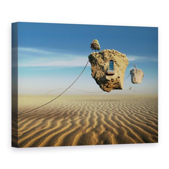 Tablou Canvas - Desert, Marime: 60 x 80 cm - - Roveli