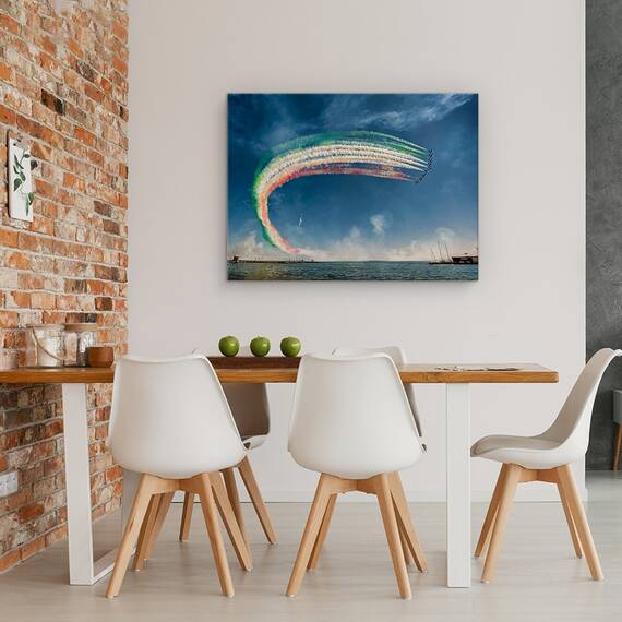 Tablou Canvas - Frecce Tricolori, Marime: 60 x 80 cm - 4- Roveli