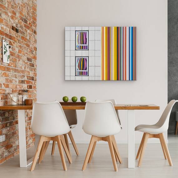 Tablou Canvas - Gri Si Culori, Marime: 60 x 80 cm - 4- Roveli
