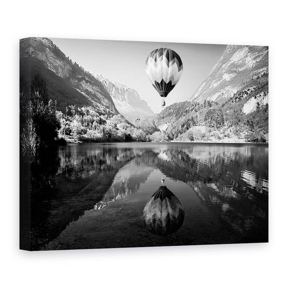 Tablou Canvas - La Mongolfiera, Marime: 60 x 80 cm - - Roveli