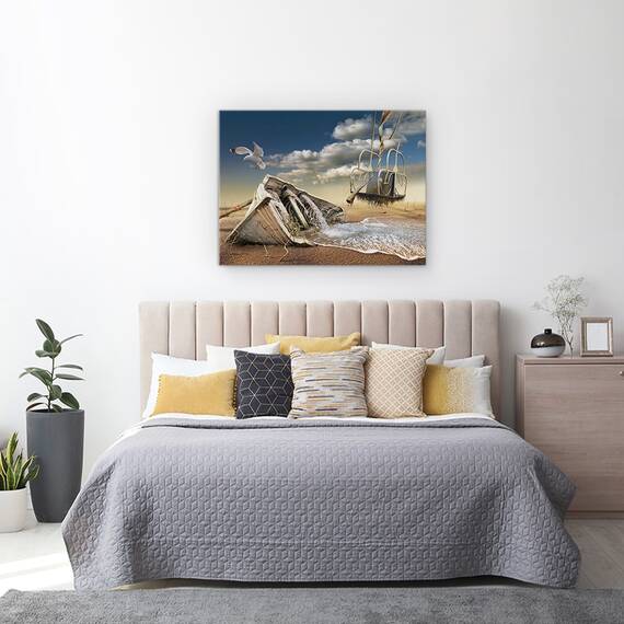 Tablou Canvas - Pescarus, Marime: 60 x 80 cm - 3- Roveli