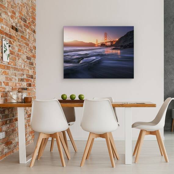 Tablou Canvas - Plaja De Aur, Marime: 50 x 70 cm - 4- Roveli