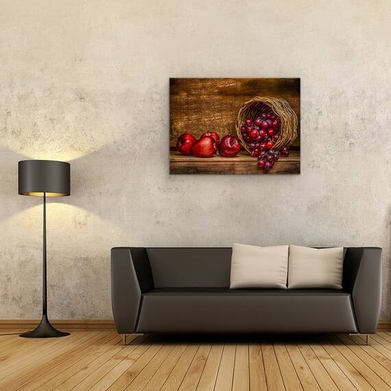 Tablou Canvas - Rosu, Marime: 60 x 80 cm - 2- Roveli