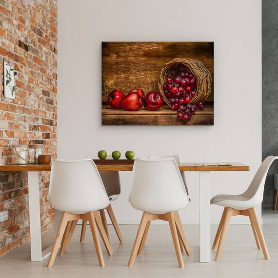 Tablou Canvas - Rosu, Marime: 60 x 80 cm - 4- Roveli