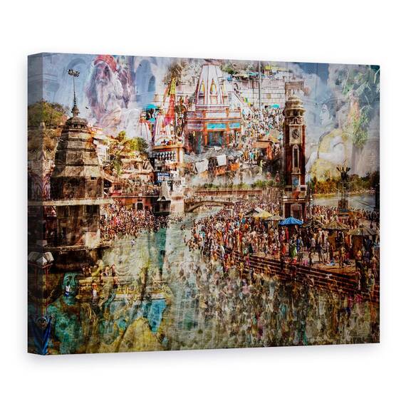 Tablou Canvas - Sfanta Indie, Marime: 60 x 80 cm - - Roveli