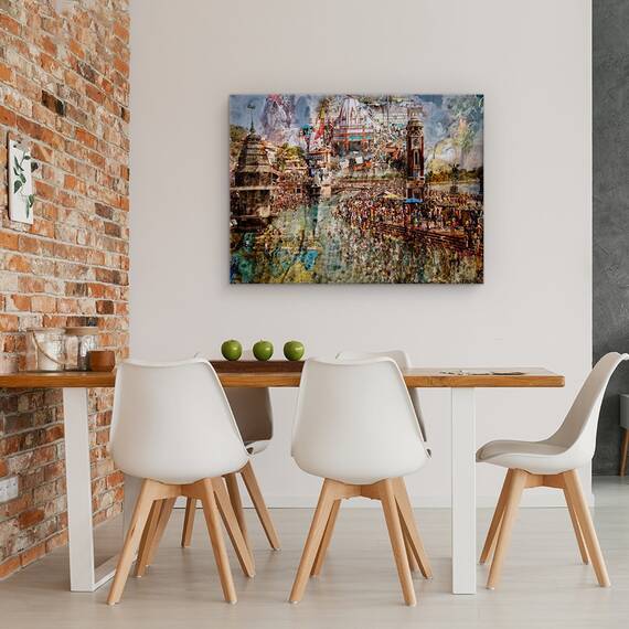 Tablou Canvas - Sfanta Indie, Marime: 60 x 80 cm - 4- Roveli