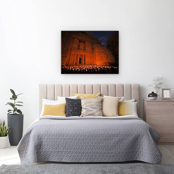 Tablou Canvas - Treasury - Vedere Nocturna, Marime: 60 x 80 cm - 3- Roveli