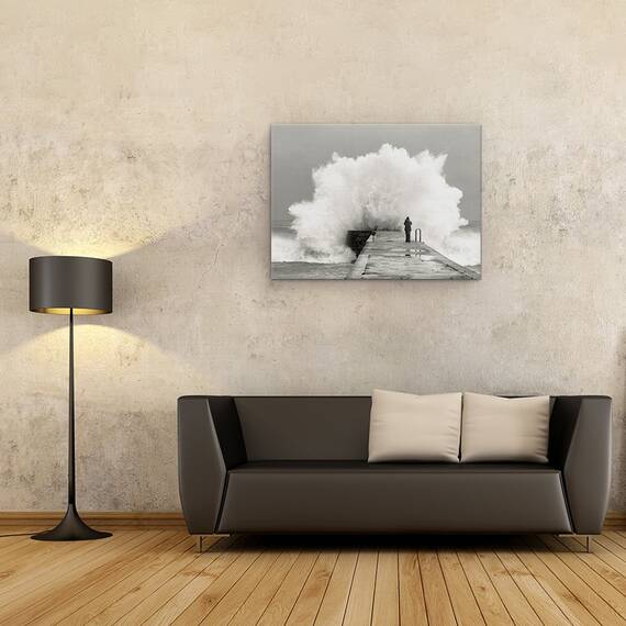 Tablou Canvas - Valuri, Marime: 60 x 80 cm - 2- Roveli