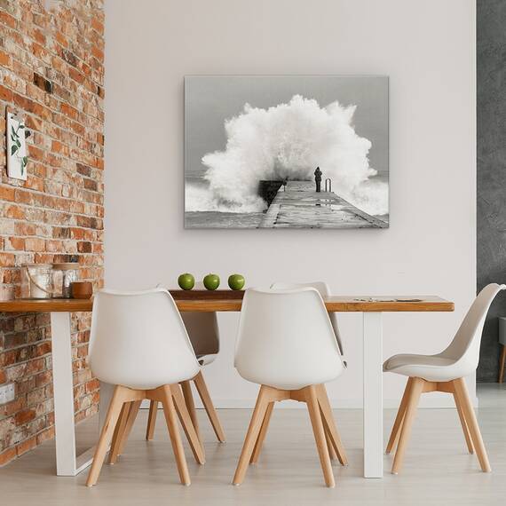 Tablou Canvas - Valuri, Marime: 60 x 80 cm - 4- Roveli