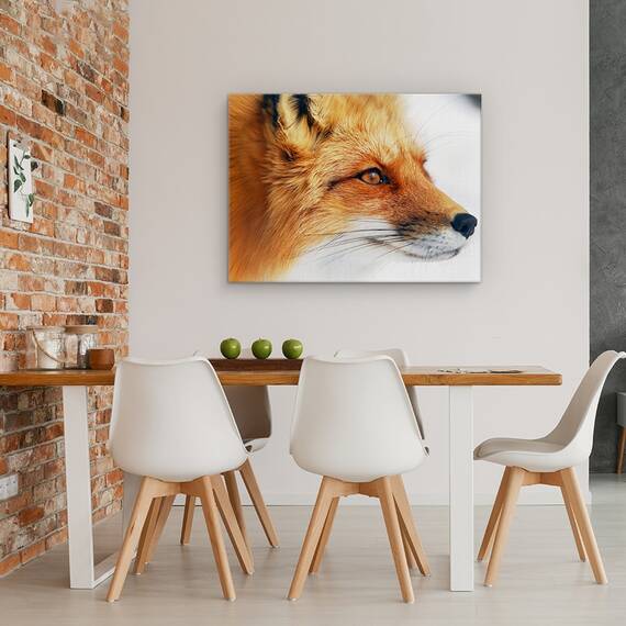 Tablou Canvas - Vulpe Rosie, Marime: 60 x 80 cm - 4- Roveli