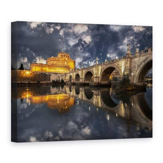 Tablou Canvas - Arce Si Nori, Marime: 50 x 70 cm - - Roveli