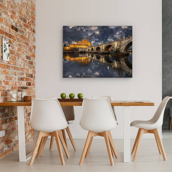 Tablou Canvas - Arce Si Nori, Marime: 50 x 70 cm - 4- Roveli