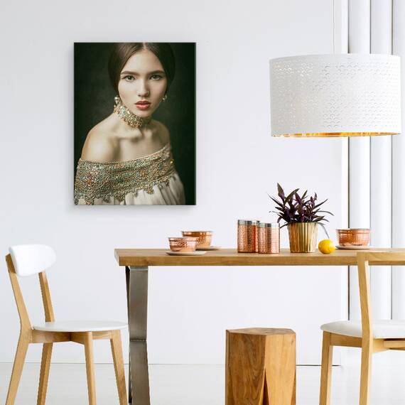 Tablou Canvas - Colier, Marime: 50 x 70 cm - 4- Roveli