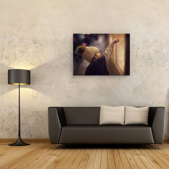 Tablou Canvas - Cumparaturi De Craciun, Marime: 50 x 70 cm - 2- Roveli